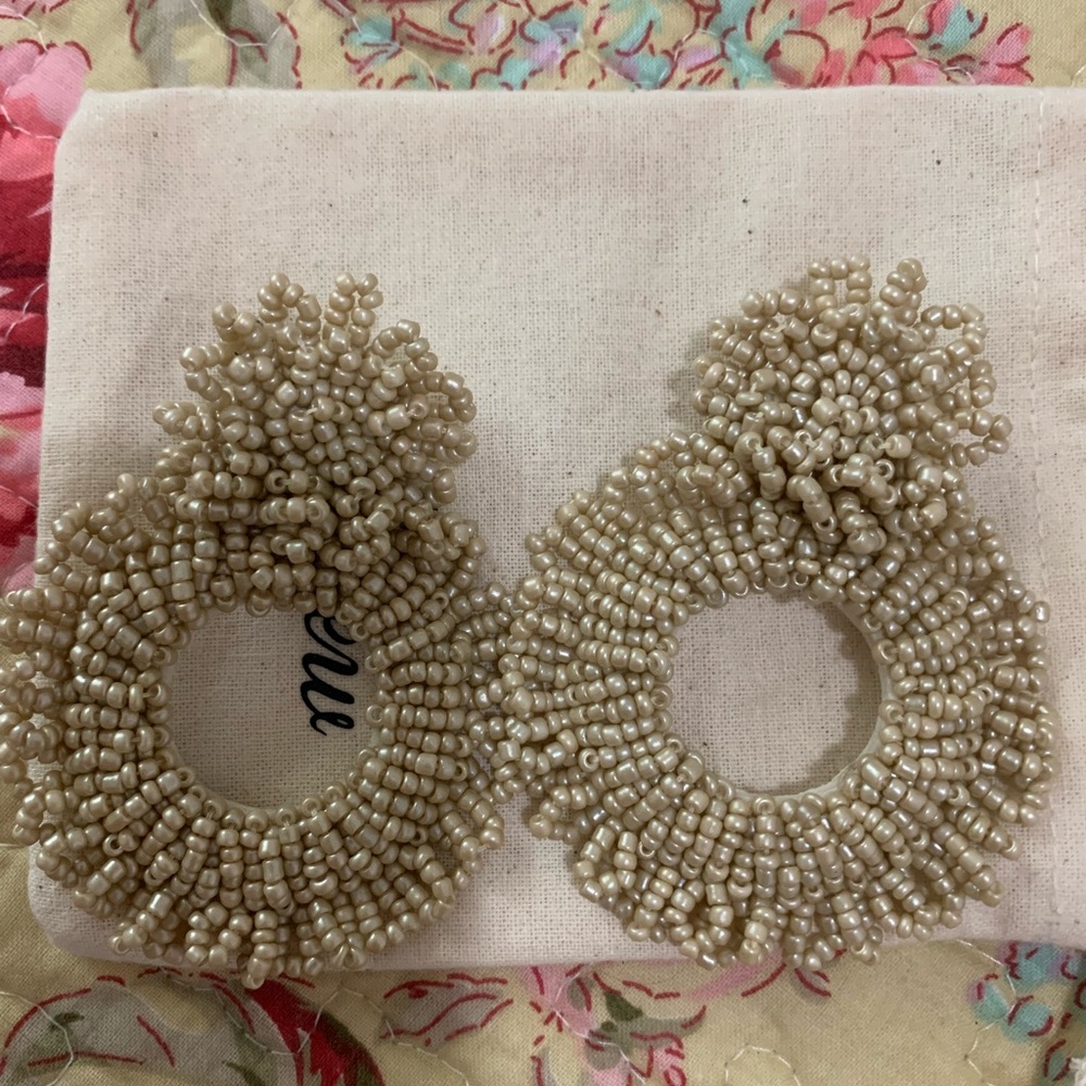 Beautiful beaded earrings